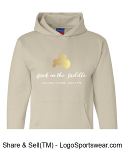 Champion Adult Powerblend Hooded Sweatshirt Design Zoom