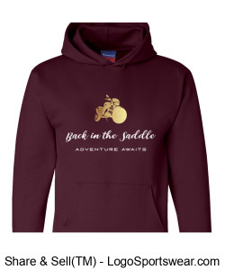 Champion Adult Powerblend Hooded Sweatshirt Design Zoom
